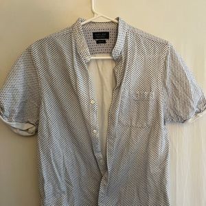 Zara white button up shirt